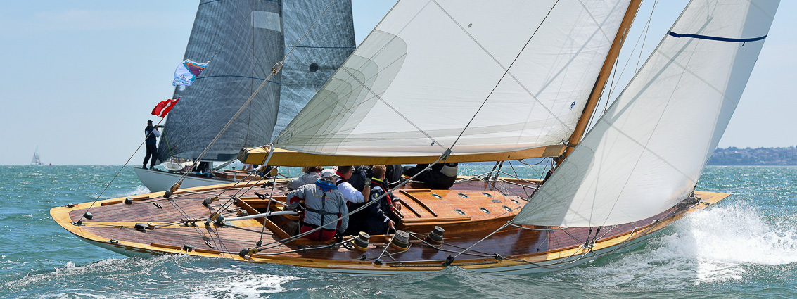 8mR racing at Cowes Classics Week