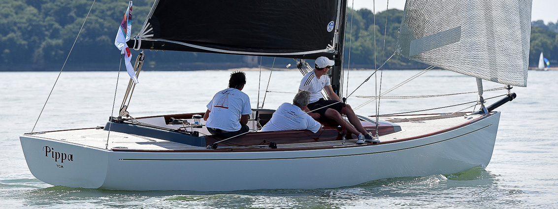 Spirit of Tradition 'Pippa' over 30ft racing at Cowes Classics Regatta