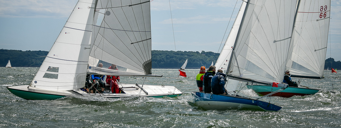 Swallows racing at Cowes Classics Week