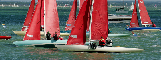 Redwing racing at Cowes 